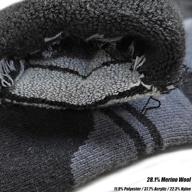 Luwint Hiking Socks Kids Merino Wool Walking Boys Girls 4-8 Years - Image 5